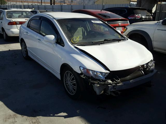 2HGFA16539H339460 - 2009 HONDA CIVIC LX WHITE photo 1