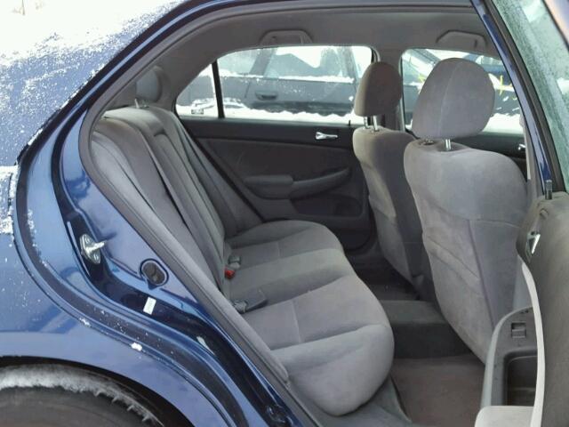 1HGCM56313A131910 - 2003 HONDA ACCORD LX BLUE photo 6