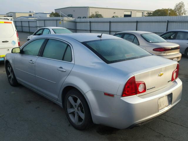 1G1ZC5EU2BF142169 - 2011 CHEVROLET MALIBU 1LT 银色 照片 3