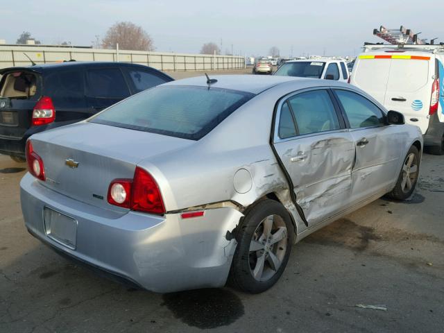 1G1ZC5EU2BF142169 - 2011 CHEVROLET MALIBU 1LT 银色 照片 4