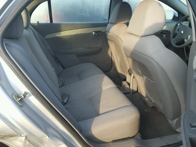 1G1ZC5EU2BF142169 - 2011 CHEVROLET MALIBU 1LT 银色 照片 6