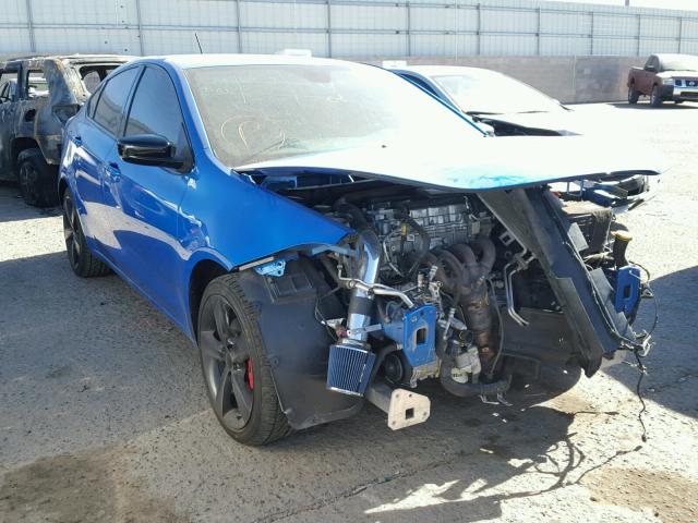 1C3CDFBB3GD516105 - 2016 DODGE DART SXT BLUE photo 1