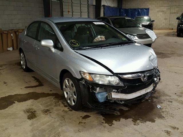 2HGFA1F5XAH587113 - 2010 HONDA CIVIC LX SILVER photo 1