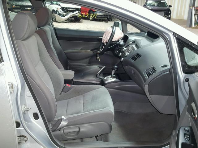 2HGFA1F5XAH587113 - 2010 HONDA CIVIC LX SILVER photo 5