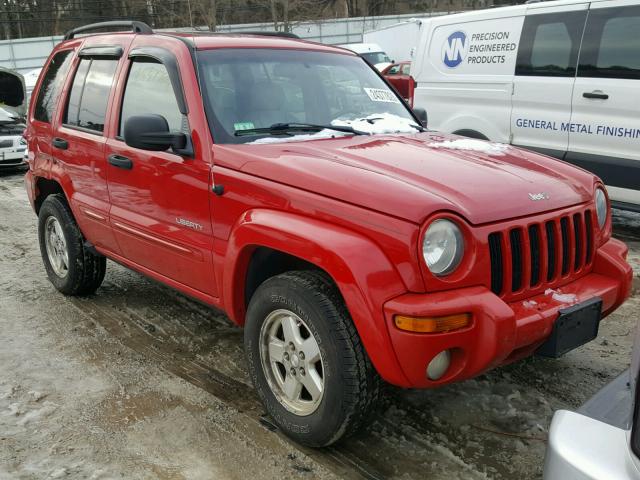 1J4GL58K34W170939 - 2004 JEEP LIBERTY LI RED photo 1