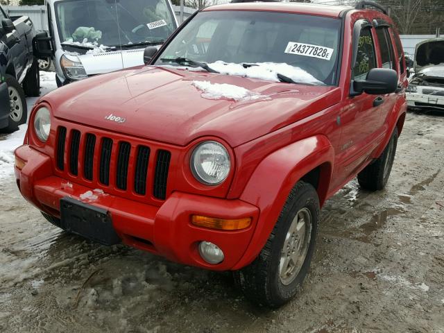 1J4GL58K34W170939 - 2004 JEEP LIBERTY LI RED photo 2