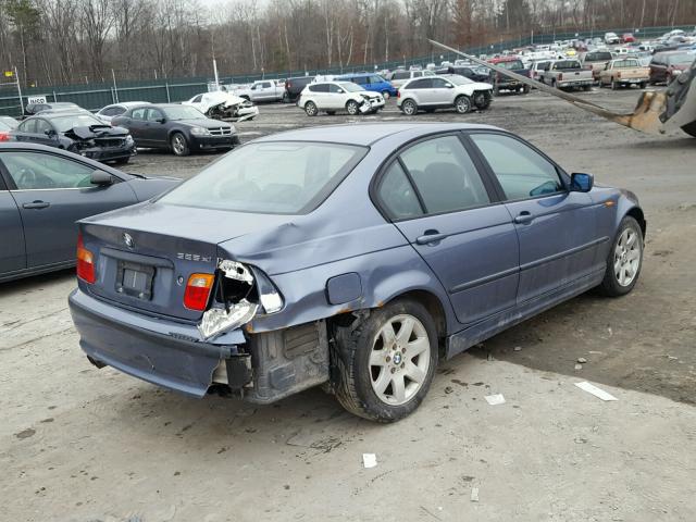 WBAEU33454PM61165 - 2004 BMW 325 XI BLUE photo 4