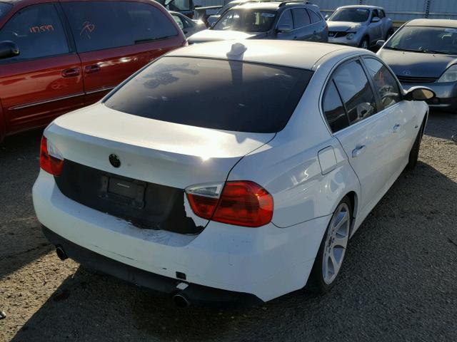 WBAVB73588KY63366 - 2008 BMW 335 I WHITE photo 4