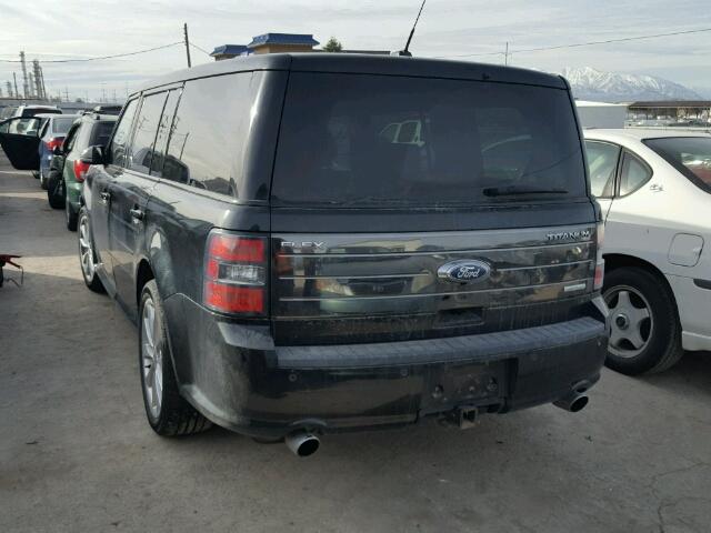 2FMHK6DT0BBD21263 - 2011 FORD FLEX LIMIT BLACK photo 3