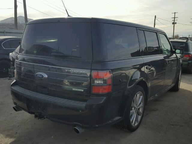 2FMHK6DT0BBD21263 - 2011 FORD FLEX LIMIT BLACK photo 4