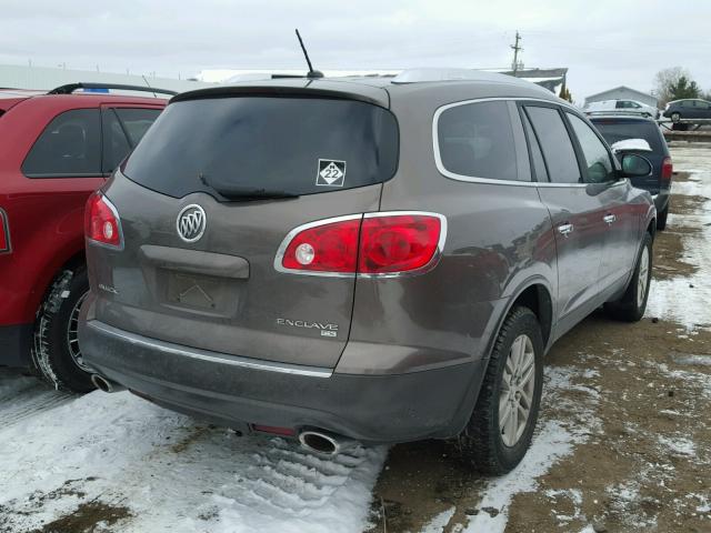 5GAER13788J163450 - 2008 BUICK ENCLAVE CX CHARCOAL photo 4