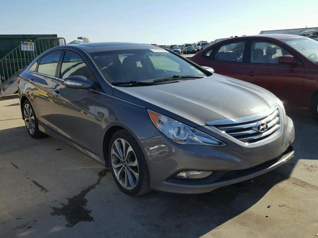 5NPEC4AC1EH826962 - 2014 HYUNDAI SONATA SE GRAY photo 1