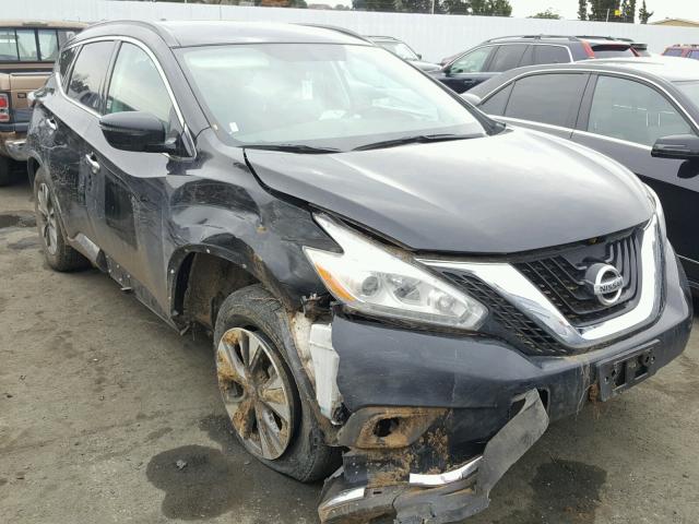 5N1AZ2MG4HN111173 - 2017 NISSAN MURANO S BLACK photo 1