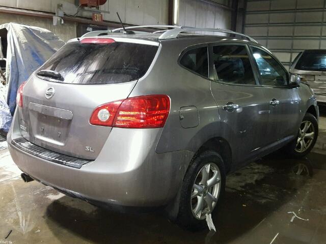 JN8AS5MT9AW506896 - 2010 NISSAN ROGUE S GRAY photo 4