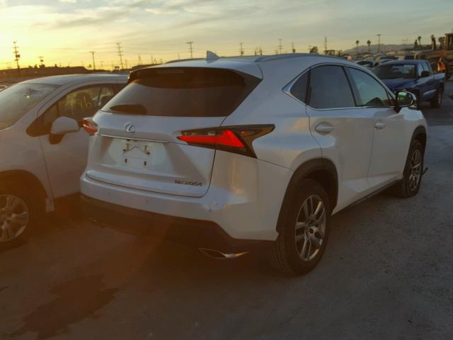 JTJYARBZ8G2046607 - 2016 LEXUS NX 200T WHITE photo 4