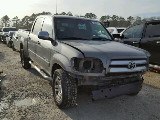 5TBET34175S485123 - 2005 TOYOTA TUNDRA DOU GRAY photo 1