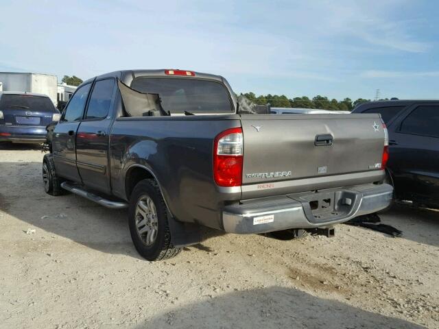 5TBET34175S485123 - 2005 TOYOTA TUNDRA DOU GRAY photo 3