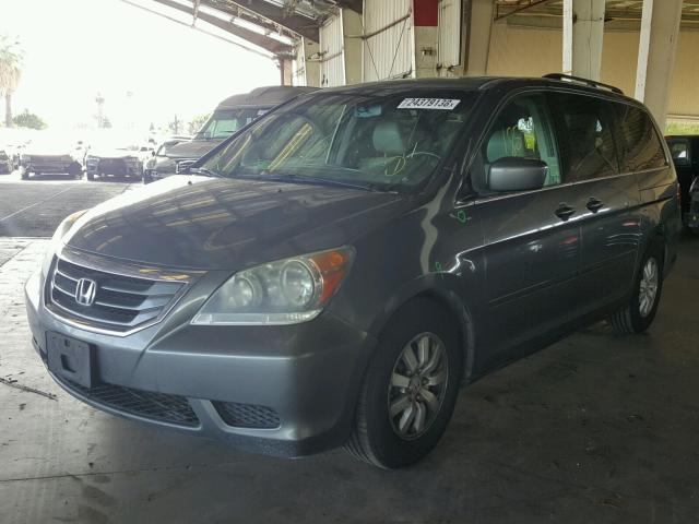 5FNRL38708B400817 - 2008 HONDA ODYSSEY EX GRAY photo 2