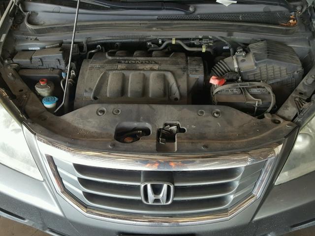 5FNRL38708B400817 - 2008 HONDA ODYSSEY EX GRAY photo 7