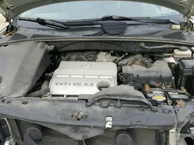 JTJHA31U340024945 - 2004 LEXUS RX 330 SILVER photo 7