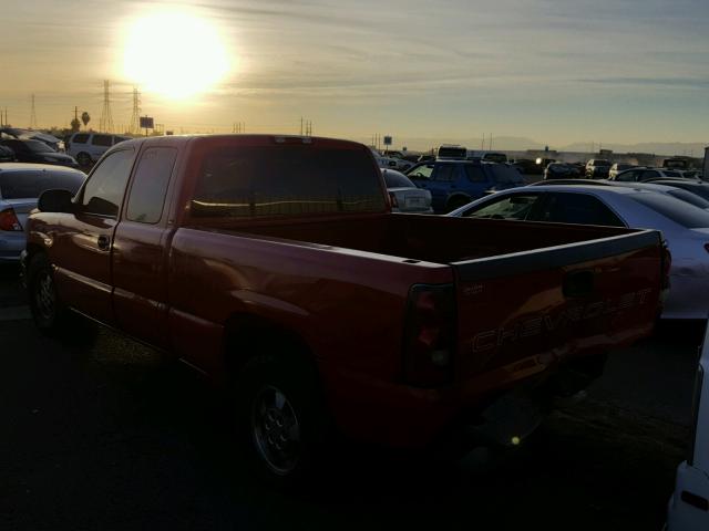 2GCEC19V441307585 - 2004 CHEVROLET SILVERADO RED photo 3