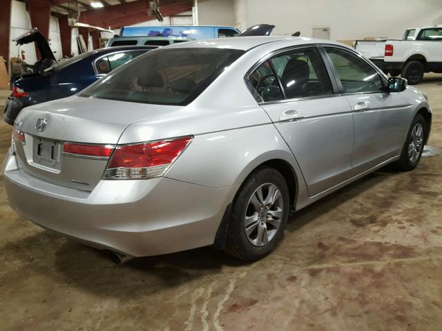 1HGCP2F61CA088332 - 2012 HONDA ACCORD SE SILVER photo 4