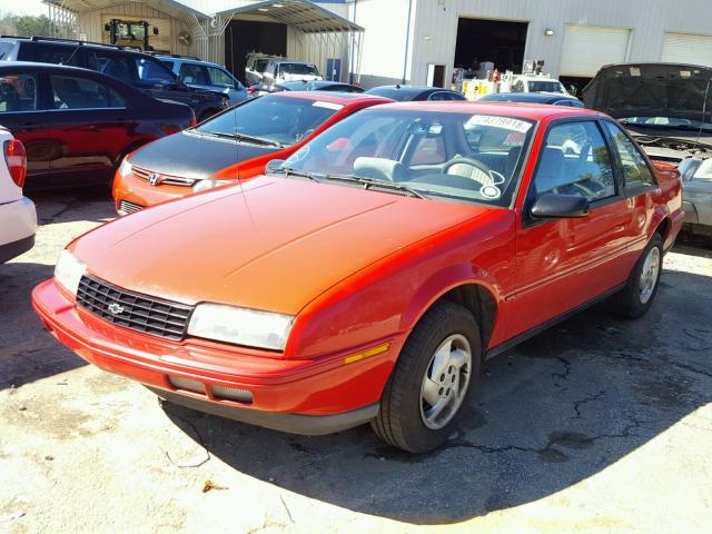 1G1LV15M0SY207274 - 1995 CHEVROLET BERETTA RED photo 2