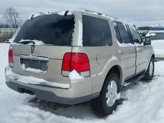 5LMEU88H25ZJ28870 - 2005 LINCOLN AVIATOR BEIGE photo 4