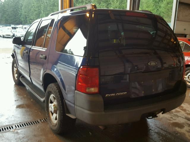 1FMZU72K64ZA51082 - 2004 FORD EXPLORER X BLUE photo 3