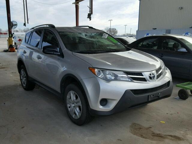 2T3ZFREV7EW129497 - 2014 TOYOTA RAV4 LE SILVER photo 1