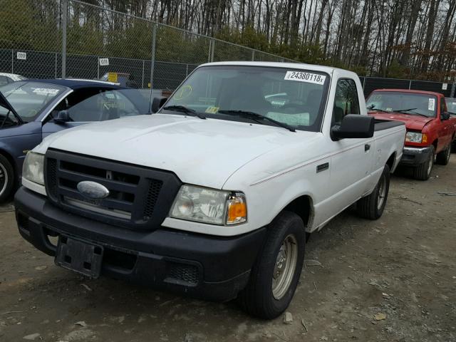 1FTYR10D06PA88310 - 2006 FORD RANGER WHITE photo 2