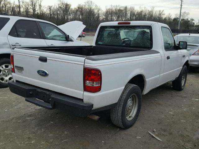 1FTYR10D06PA88310 - 2006 FORD RANGER WHITE photo 4