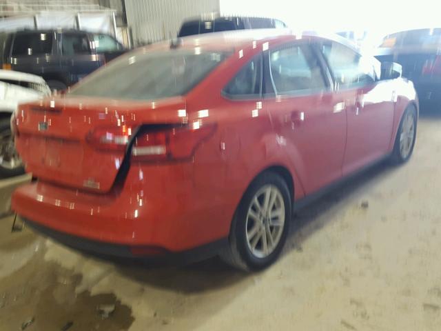 1FADP3F21GL205610 - 2016 FORD FOCUS SE RED photo 4