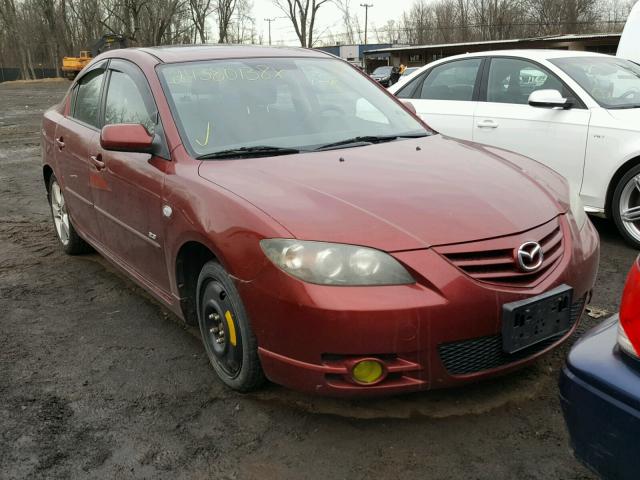 JM1BK324461423588 - 2006 MAZDA 3 S BURGUNDY photo 1