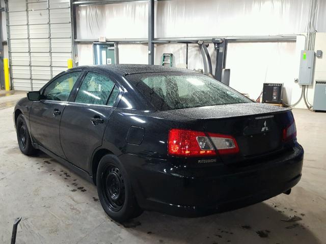 4A32B3FF7BE015825 - 2011 MITSUBISHI GALANT ES BLACK photo 3