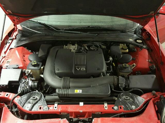 1FAHP60A72Y104540 - 2002 FORD THUNDERBIR RED photo 7