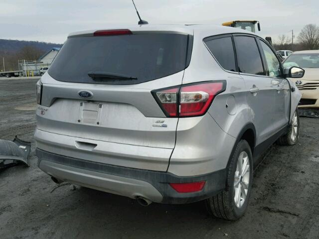 1FMCU9GD8HUE84028 - 2017 FORD ESCAPE SE SILVER photo 4