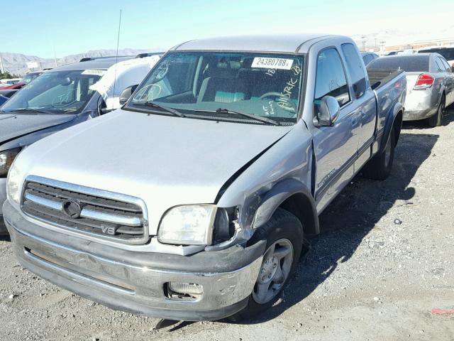 5TBRT3418YS095203 - 2000 TOYOTA TUNDRA ACC SILVER photo 2