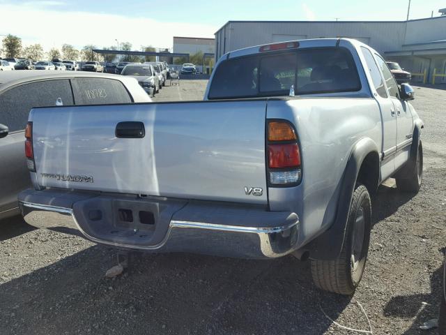 5TBRT3418YS095203 - 2000 TOYOTA TUNDRA ACC SILVER photo 4