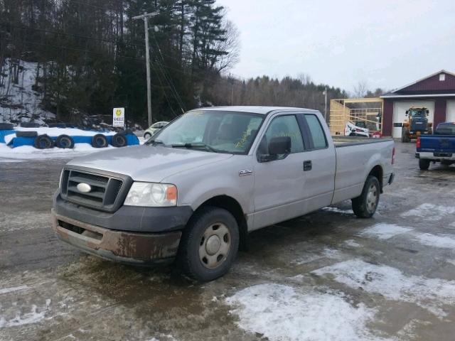 1FTVX125X6NB30654 - 2006 FORD F150 SILVER photo 2