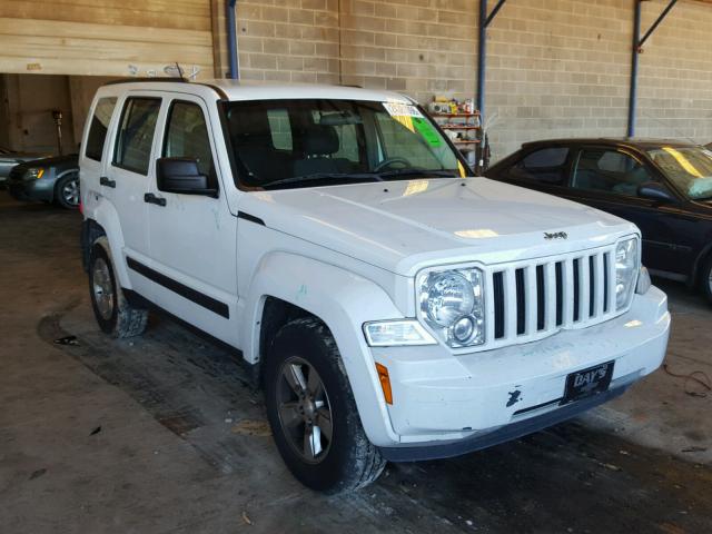 1C4PJLAKXCW160286 - 2012 JEEP LIBERTY SP WHITE photo 1