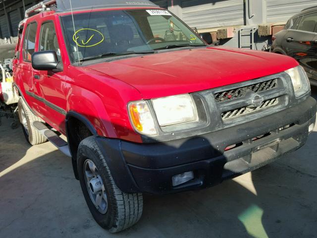 5N1ED28Y6YC574639 - 2000 NISSAN XTERRA XE RED photo 1