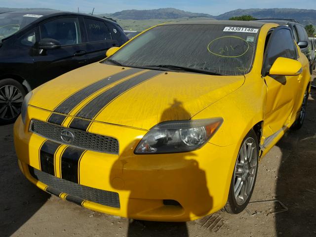 JTKDE177360067494 - 2006 TOYOTA SCION TC YELLOW photo 2