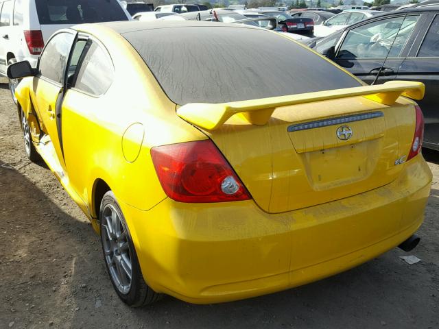 JTKDE177360067494 - 2006 TOYOTA SCION TC YELLOW photo 3