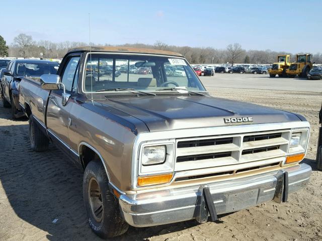 1B7GE16Y4LS610334 - 1990 DODGE D-SERIES D GOLD photo 1