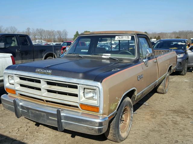 1B7GE16Y4LS610334 - 1990 DODGE D-SERIES D GOLD photo 2