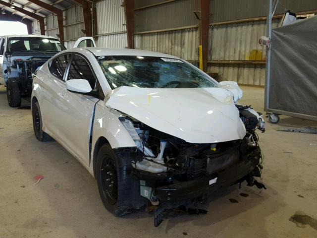 5NPDH4AE2GH732493 - 2016 HYUNDAI ELANTRA SE WHITE photo 1