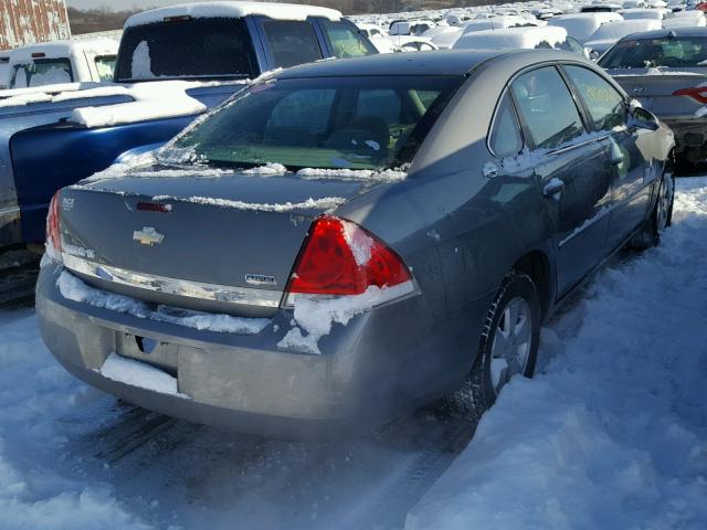 2G1WT55K479269426 - 2007 CHEVROLET IMPALA LT GRAY photo 4