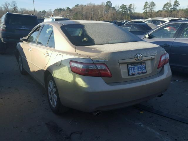 4T1BK46K29U078235 - 2009 TOYOTA CAMRY SE GOLD photo 3