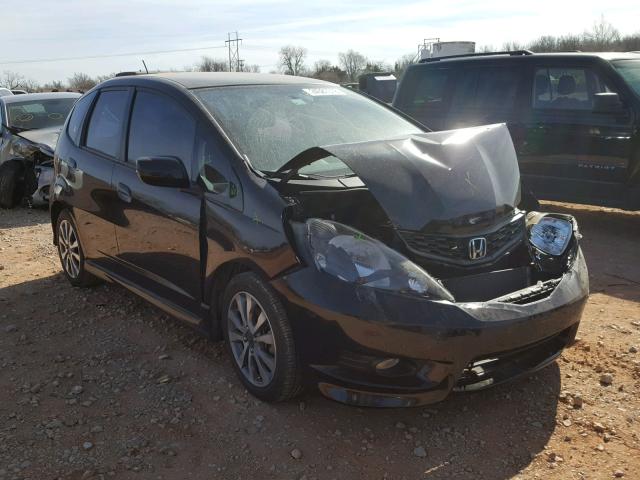 JHMGE8H51DC006147 - 2013 HONDA FIT SPORT BLACK photo 1